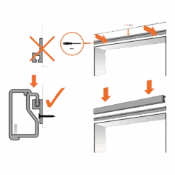 Vliegengordijn Banen - Wit/Zwart/Zilver - 90 X 210cm - Sun-Arts 13 Vliegengordijn Banen - Wit/Zwart/Zilver - 90 X 210cm - Sun-Arts -Huisdecoratie bevestiging vliegengordijn 6