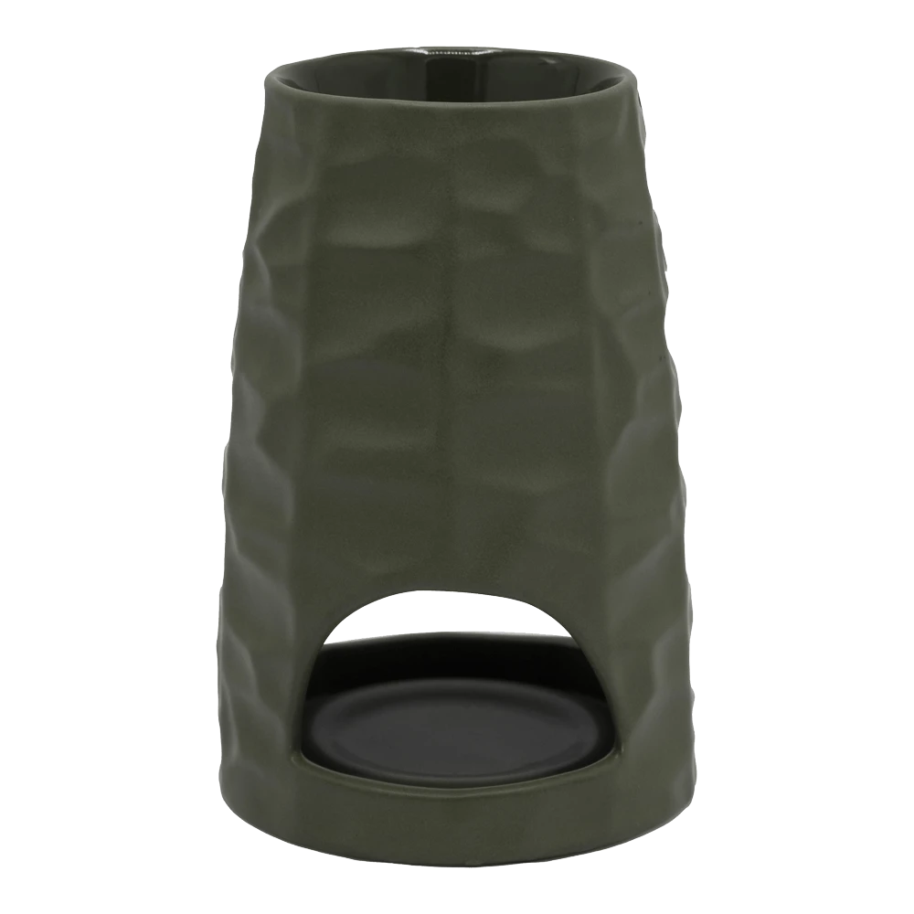 Geurchips Brander Gebeiteld Rond Leger Groen - ScentChips 3 Geurchips Brander Gebeiteld Rond Leger Groen - ScentChips