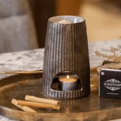 Geurchips Brander Rib Rond Brons - ScentChips 7 Geurchips Brander Rib Rond Brons - ScentChips -Huisdecoratie geurchips brander rib rond brons scentchips 3