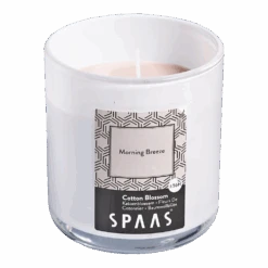 Geurkaars In Glas Met Deksel 56u - Morning Breeze - Geurkaars - SPAAS