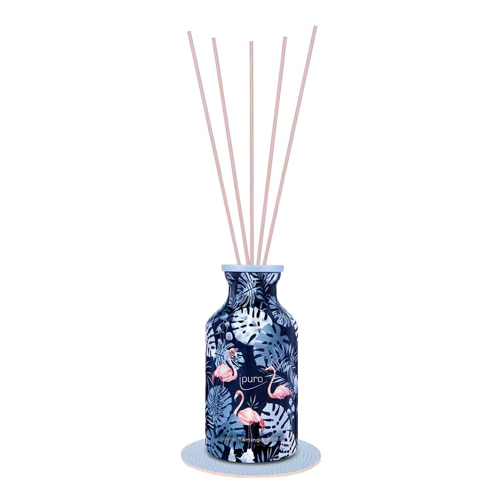 Ipuro Geurdiffuser Flamingo Vibes 240ml - Geurstokjes 4 Ipuro Geurdiffuser Flamingo Vibes 240ml - Geurstokjes - Afbeelding 2
