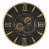 Klok Devon Goud U00f8 60 Cm - Wandklok -Huisdecoratie klok devon goud d 60 cm wandklok metaal glas 1