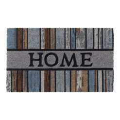 HAMAT Kokosmat Ruco Style Houtenplanken Home - 75x45cm - Mix - Deurmat