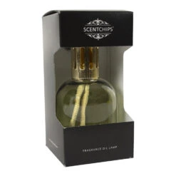 Scentolie Lamp Cilinder Zacht Groen - Oliebrander - ScentChips -Huisdecoratie lamp cilinder zacht groen oliebrander scentchips 2 1