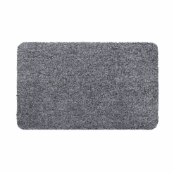 Schoonloopmat Aqualuxe - 80x50cm - Grijs - Deurmat