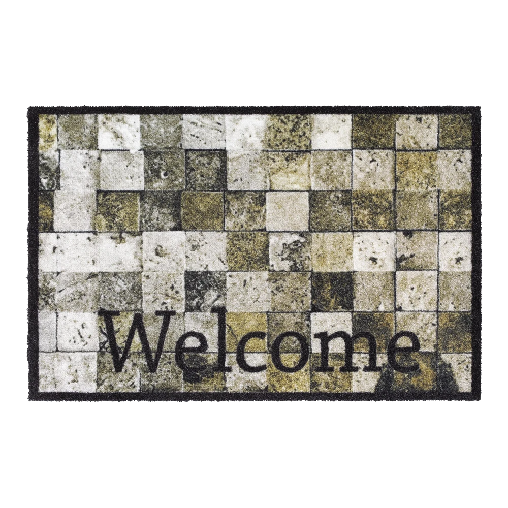 HAMAT Schoonloopmat Prestige Welcome Tiles - 75x50cm - Mix - Deurmat 3 HAMAT Schoonloopmat Prestige Welcome Tiles - 75x50cm - Mix - Deurmat