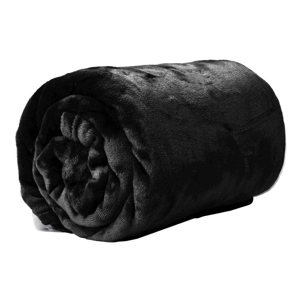 Unique Living Plaid Enzo - 130x180cm - Black 3 Unique Living Plaid Enzo - 130x180cm - Black