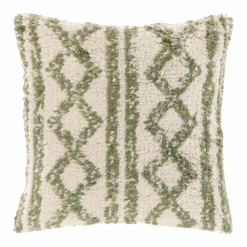 Unique Living Sierkussen Elliot - 45x45cm - Olive Green