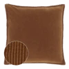 Unique Living Sierkussen Janna - 45x45cm - Leather Brown -Huisdecoratie unique living sierkussen janna 45x45cm leather brown polyester 1 1