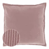 Unique Living Sierkussen Janna - 45x45cm - Old Pink -Huisdecoratie unique living sierkussen janna 45x45cm old pink polyester 1 1