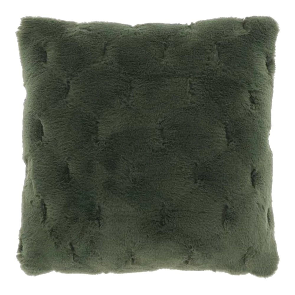 Unique Living Sierkussen Quincy - 45x45cm - Deep Green 3 Unique Living Sierkussen Quincy - 45x45cm - Deep Green