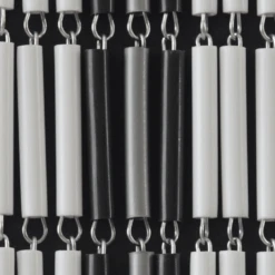 Vliegengordijn Banen - Wit/Zwart/Zilver - 90 X 210cm - Sun-Arts 11 Vliegengordijn Banen - Wit/Zwart/Zilver - 90 X 210cm - Sun-Arts -Huisdecoratie vliegengordijn banen wit zwart zilver 90 x 210cm sun arts 90 3 2