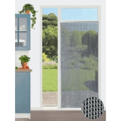 Vliegengordijn Evora - Transparant - 100 X 232cm - Sun-Arts -Huisdecoratie vliegengordijn evora transparant 100 x 232cm sun arts 100 3