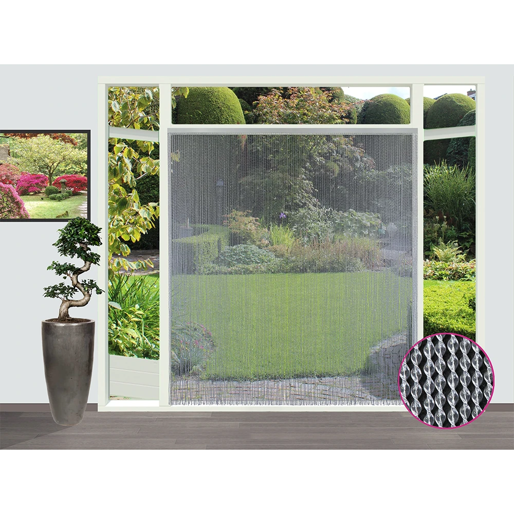 Vliegengordijn Evora - Transparant - 100 X 232cm - Sun-Arts - Afbeelding 4