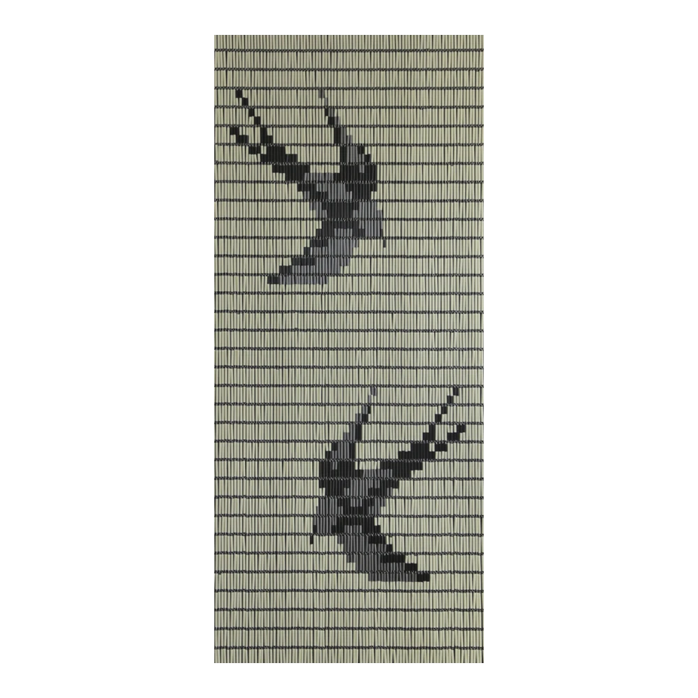 Vliegengordijn Zwaluwen - Creme/Zwart - 90 X 210cm - Sun-Arts