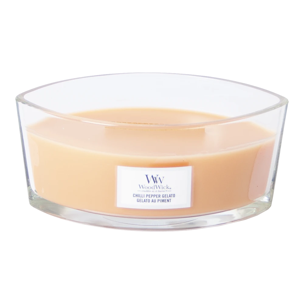 Woodwick Chili Pepper Gelato Ellipse Candle - Geurkaars 4 Woodwick Chili Pepper Gelato Ellipse Candle - Geurkaars - Afbeelding 2