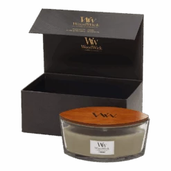 Woodwick Deluxe Gift Set Ellipse Candle Fireside - Geurkaars
