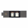 Woodwick Deluxe Gift Set Medium Candles Fireside & Linen - Geurkaars -Huisdecoratie woodwick deluxe gift set medium candles fireside linen geurkaars 1