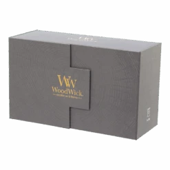 Woodwick Deluxe Gift Set Medium Candles Fireside & Linen - Geurkaars -Huisdecoratie woodwick deluxe gift set medium candles fireside linen geurkaars 2