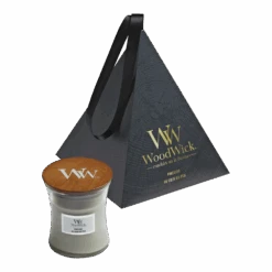 Woodwick Deluxe Gift Set Mini Jar Fireside - Geurkaars