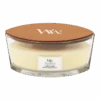 Woodwick Island Coconut Ellipse Candle - Geurkaars -Huisdecoratie woodwick island coconut ellipse candle geurskaars 1 3