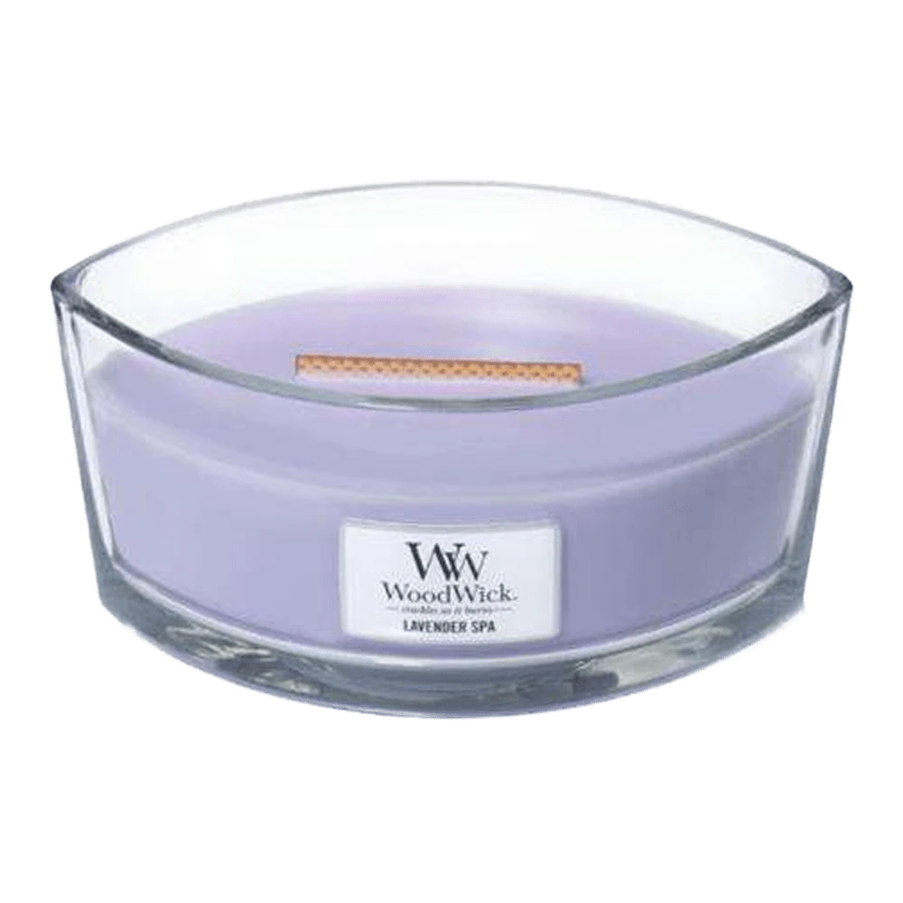 Woodwick Lavender Spa Ellipse Candle - Geurkaars 3 Woodwick Lavender Spa Ellipse Candle - Geurkaars