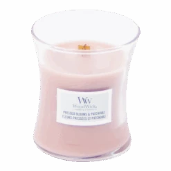 Woodwick Pressed Blooms & Patchouli Mini Candle - Geurkaars -Huisdecoratie woodwick pressed blooms patchouli mini candle geurkaars 2