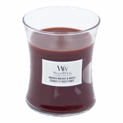 Woodwick Smoked Walnut & Maple Medium Candle - Geurkaars 5 Woodwick Smoked Walnut & Maple Medium Candle - Geurkaars -Huisdecoratie woodwick smoked walnut maple medium candle geurkaars 2 1
