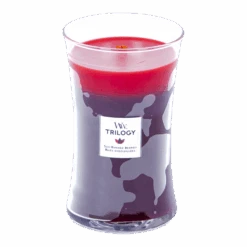 Woodwick Trilogy Sun Ripened Berries Large Candle - Geurkaars -Huisdecoratie woodwick trilogy sun ripened berries xl geurskaars 4 1