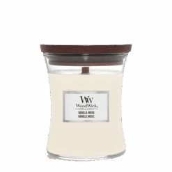 Woodwick Vanilla Musk Medium Candle - Geurkaars
