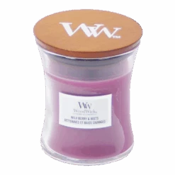 Woodwick Wild Berry & Beets Mini Candle - Geurkaars
